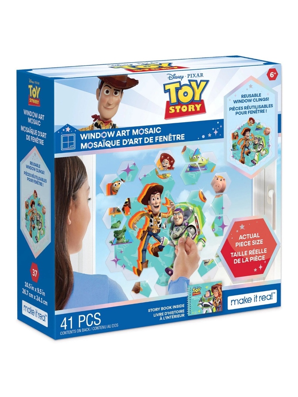 Toy Story Window Art Mosaic - Blue